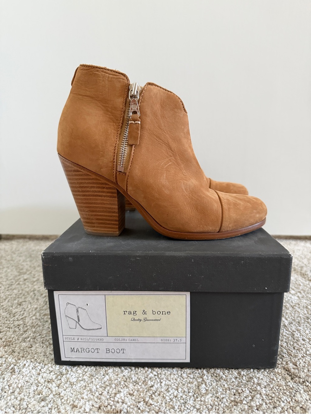 rag & bone Margot Ankle Boot in Camel